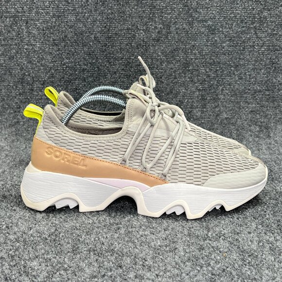Sorel Knietic Impact II Sneakers Women's Size 10.5 Grey Athletic Lace Up Shoes - Picture 1 of 11
